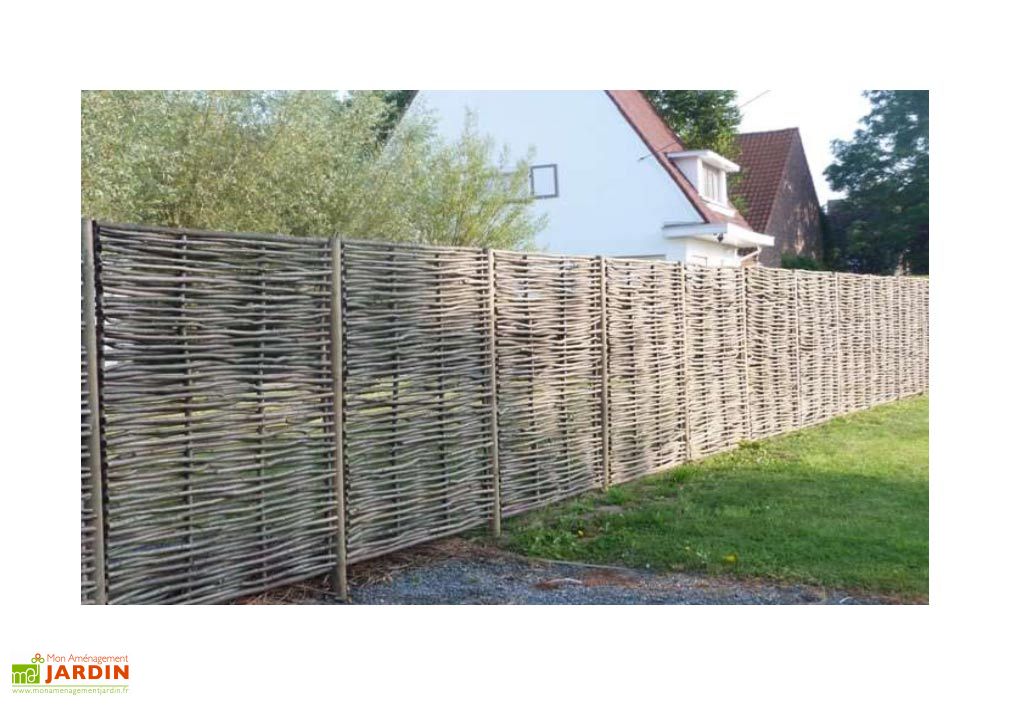 Cloture En Bois Tressé