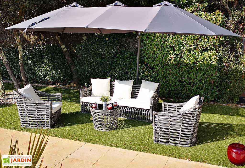 Parasol rectangulaire deporte Parasol rectangulaire deporte