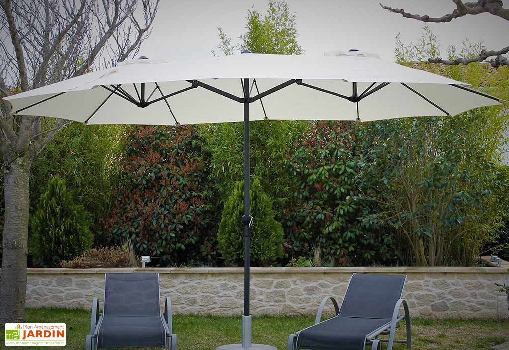 DSKJHI Parasol De Balcon 250cm/200cm Demi-parasol Droit, Mât En Acier Avec Réglable En Hauteur, Auvent En Polyester Protection Solaire UV 50+ (Couleur : Blanca, Taille : 200x100cm(6.5x3ft
