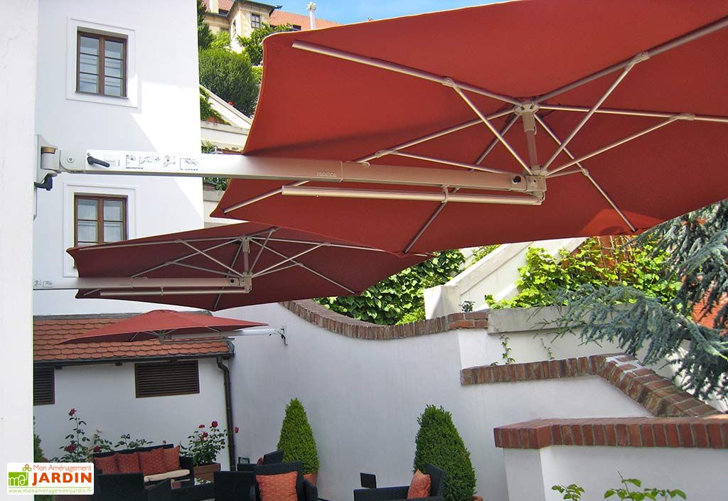 Parasol telescopique 3 positions
