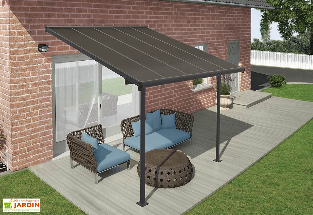 Pergola En Aluminium Et Polycarbonate Capri 9 M Palram