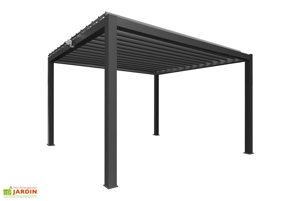 Pergola Bioclimatique Autoportee Suncontrol 4 X 3 M En Aluminium Nfi