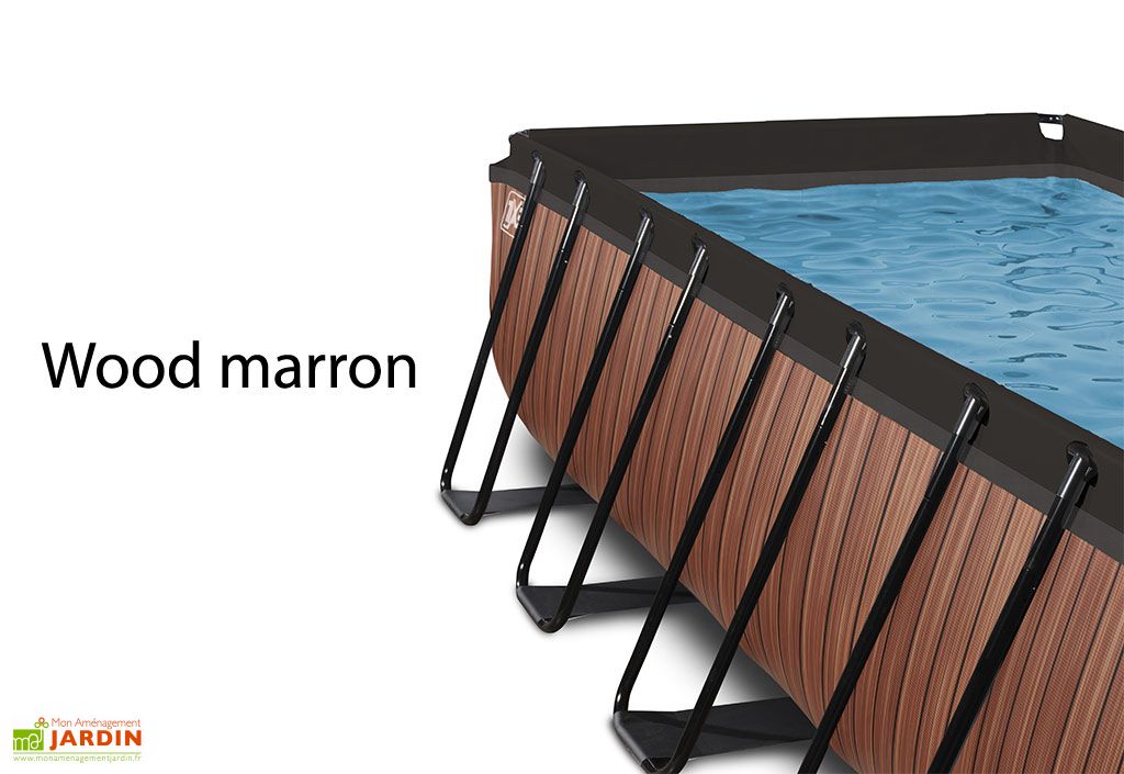 piscine hors sol tubulaire rectangulaire 4 x 2 x 1 22 m exit toys