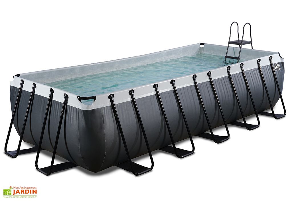 piscine hors sol tubulaire rectangulaire 5 4 x 2 5 x 1 22 m pls coul exit toys