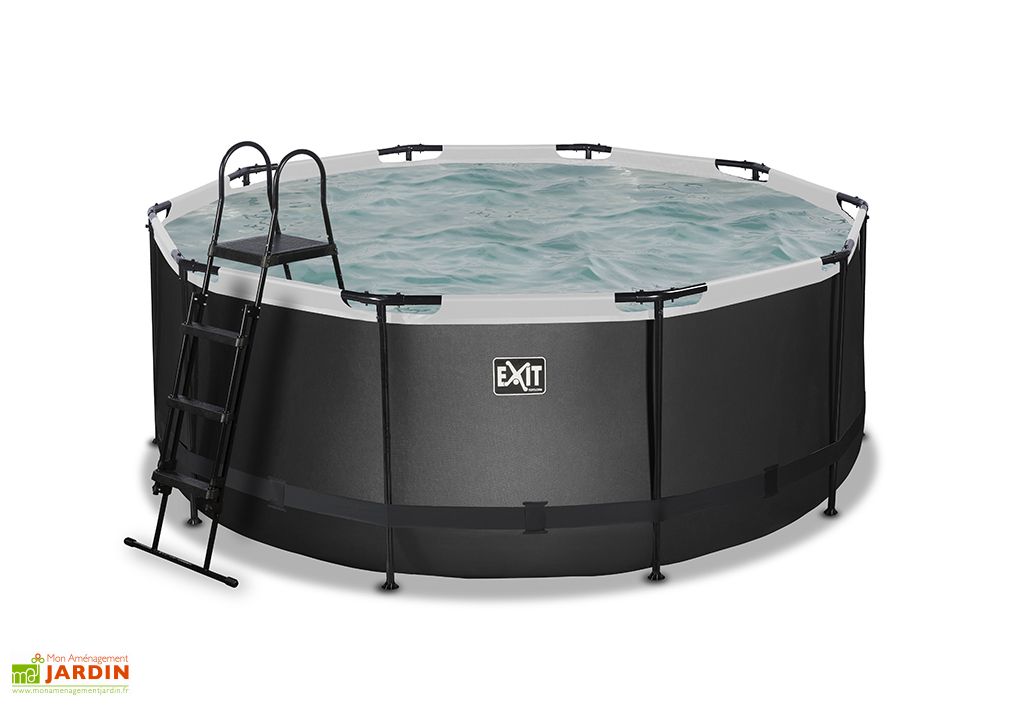 piscine hors sol tubulaire ronde o3 60 x 1 22 m pls coul exit toys