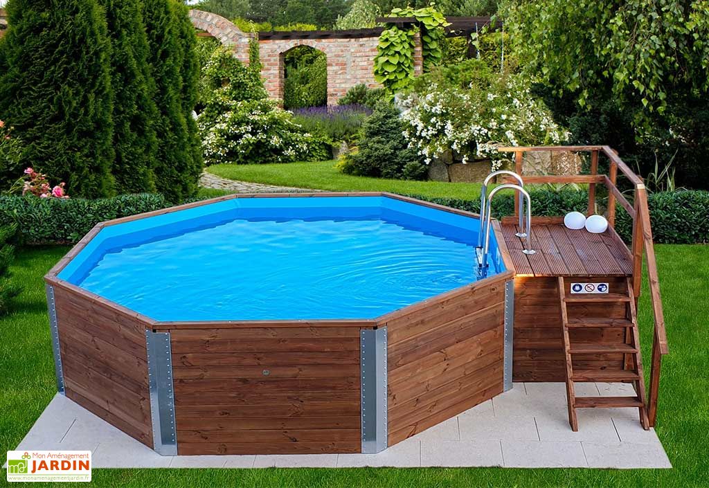 Piscine Bois Hors-Sol Madeira + Kit 18,2 m3 D5 - Weka