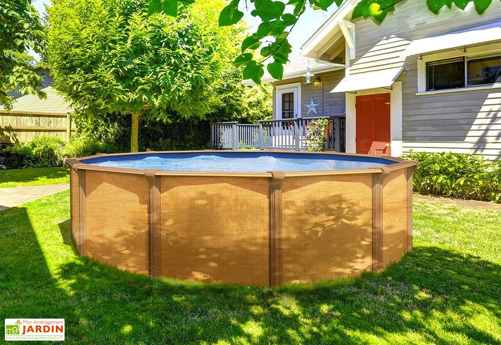 piscine hors sol acier metal ou bois images