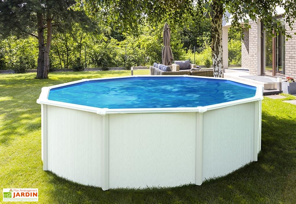 Piscine En Métal Hors Sol Ronde Saphir ø330cm Accessoires Trigano