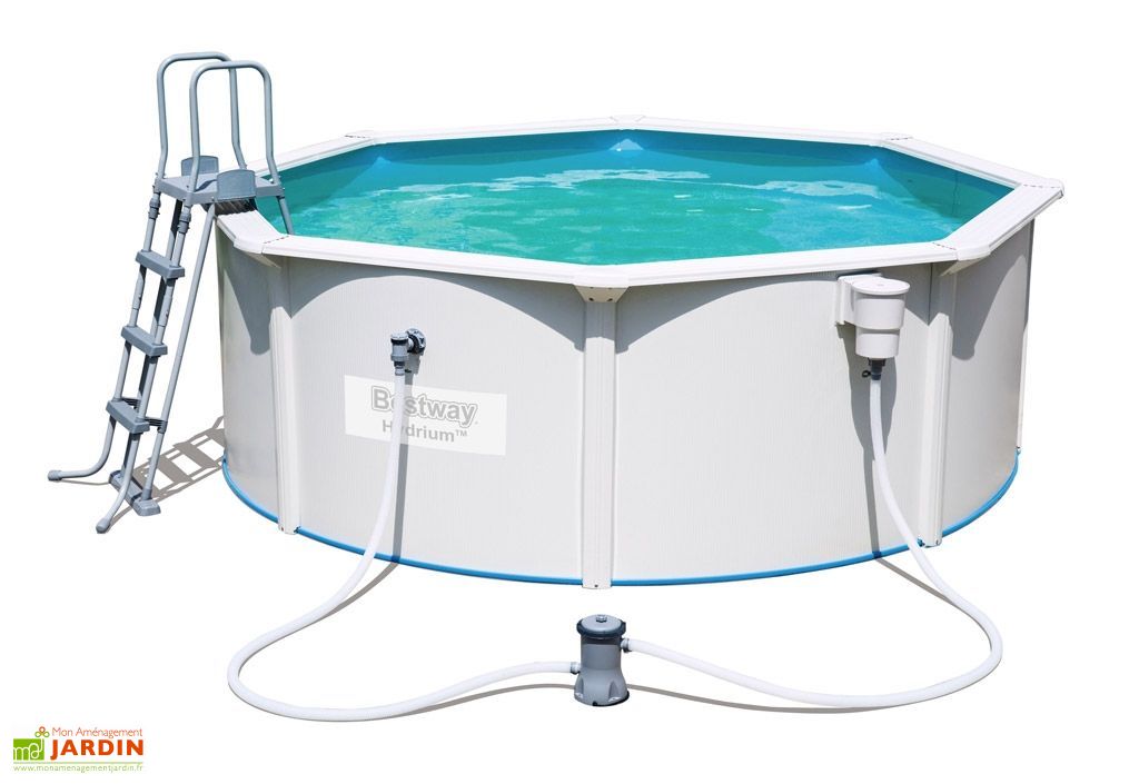 Piscine Autoportée Ronde En Acier Hydrium ø 36m Filtre à