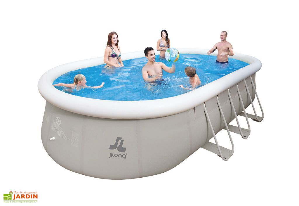 piscine hors sol tubulaire autoportante ovale chinook 7 30 x 3 60 m jilong