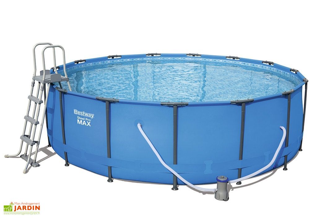 Piscine Tubulaire Hors Sol Ronde Steel Pro 16m3 O457cm Bestway