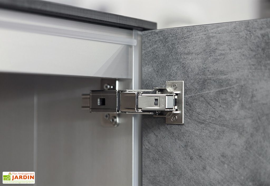 cuisine exterieure en bois et aluminium 282 x 61 cm urban cuisine d ete