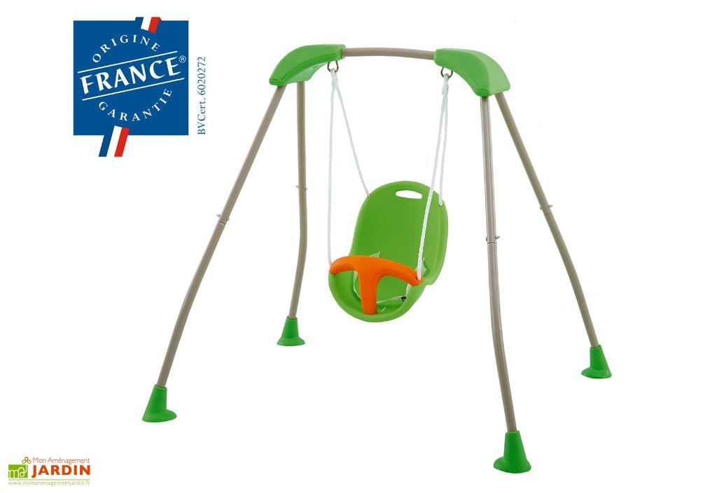 Portique Balancoire Acier Baby K Pliable 1 24m Trigano Portique Balancoire Acier Baby K Pliable 1 24m Trigano