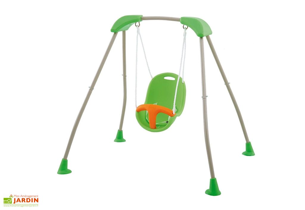 Portique Balancoire Acier Baby K Pliable 1 24m Trigano