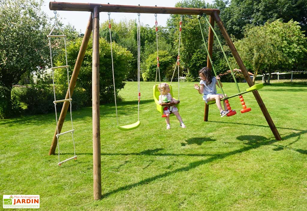 Siège Pour Face à Face Balançoire www.monamenagementjardin.fr