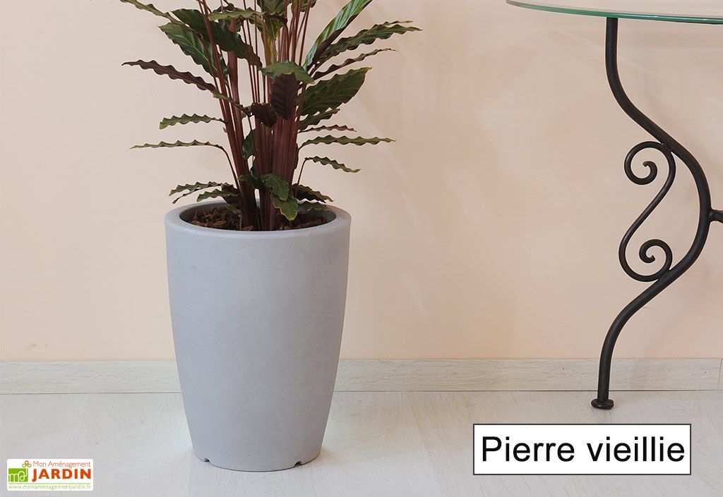 pot de fleurs polyethylene hydra h50 o36 pls coloris farmet new