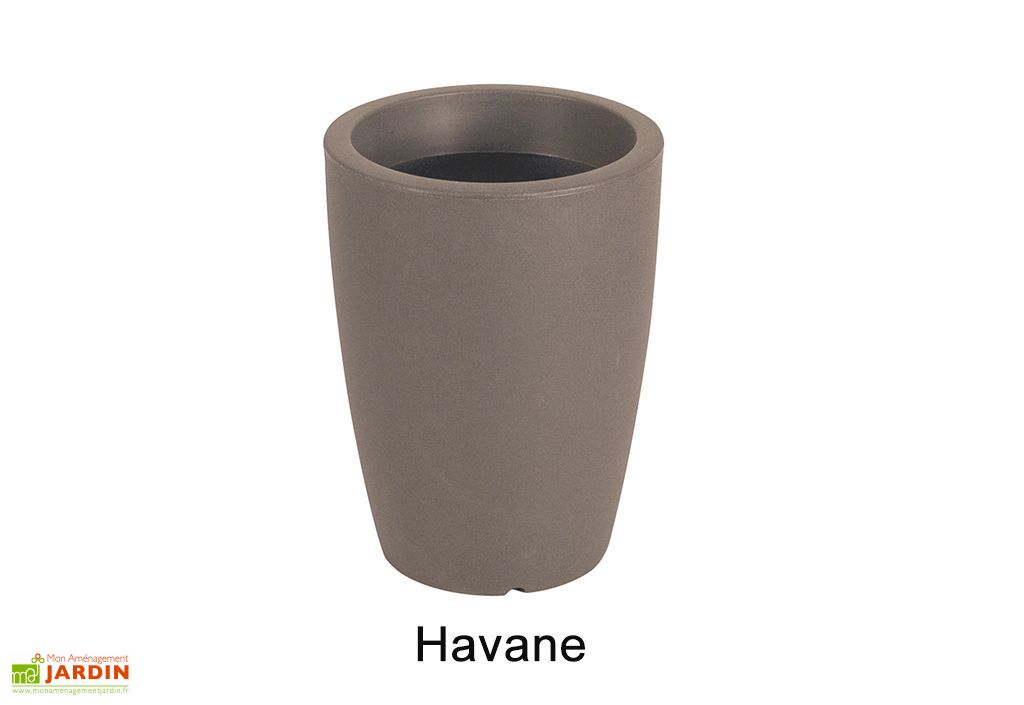 pot de fleurs polyethylene hydra h50 o36 pls coloris farmet new