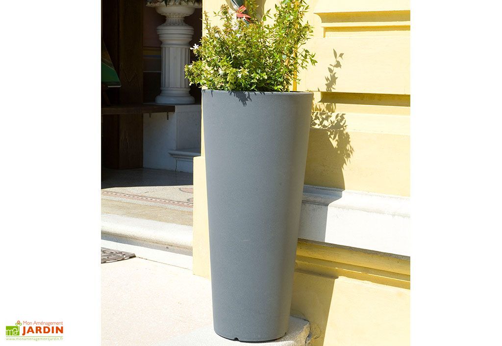 pot de fleurs polyethylene hydra h85 o39 pls coloris farmet new