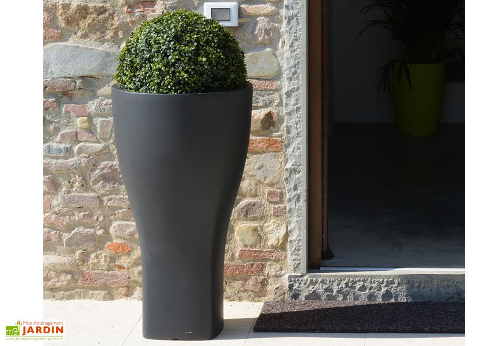 pot de fleurs polyethylene domus h85 o48 farmet new