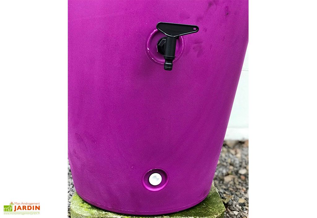 Récupérateur d’Eau de Pluie Pot de Fleur en Polyéthylène 200 L - Plast'Up