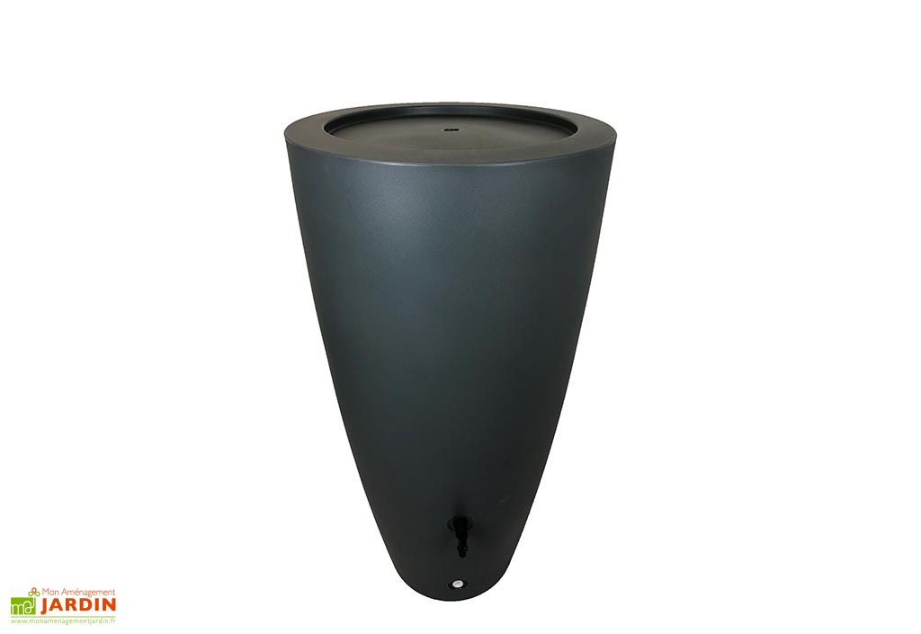 Récupérateur d’Eau de Pluie Pot de Fleur en Polyéthylène 200 L - Plast'Up