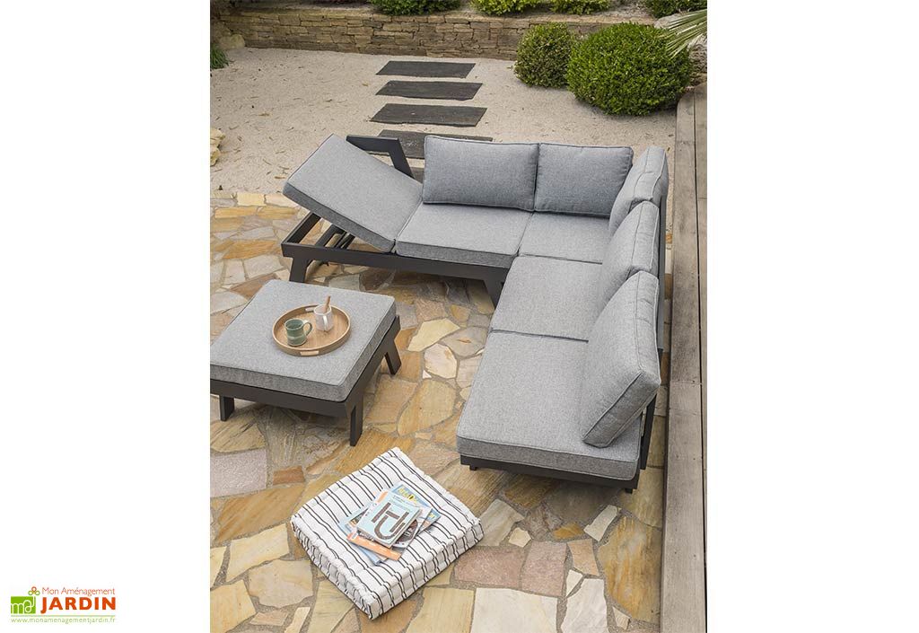 salon de jardin d angle aluminium gris anthracite new york dcb garden