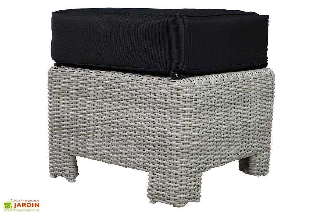 Salon De Jardin Aluminium Et Resine Tressee Oceane Lunch 8