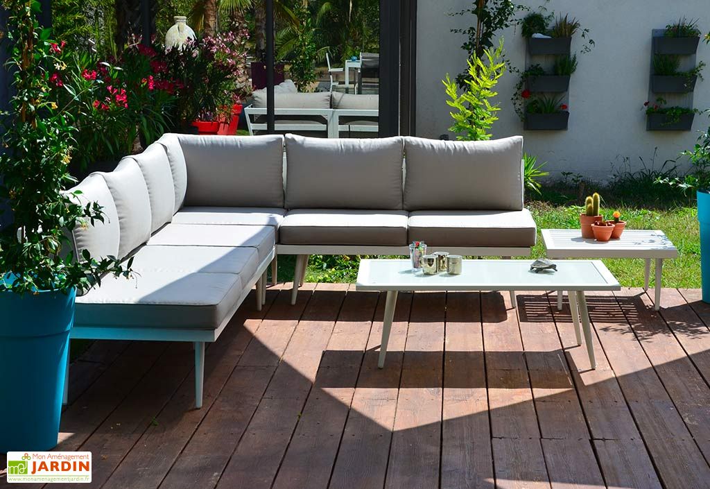 Salon De Jardin Angle