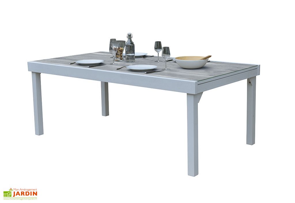 Salon De Jardin Aluminium Table Extensible 200 320 Cm