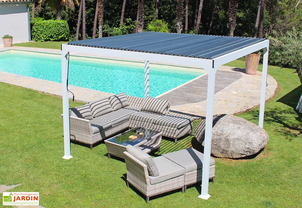 Salon De Jardin En Resine Et Aluminium Escale 6 Pieces Couleurs Du Monde