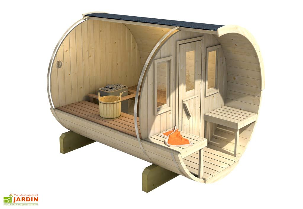 Poele A Bois Pour Sauna Pas Cher Sauna D Exterieur Barrel 235 Poele En Option Inmedias Res