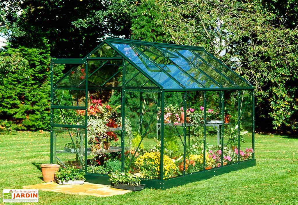 serre de jardin en aluminium et verre horticole popular 106 6 2 m halls