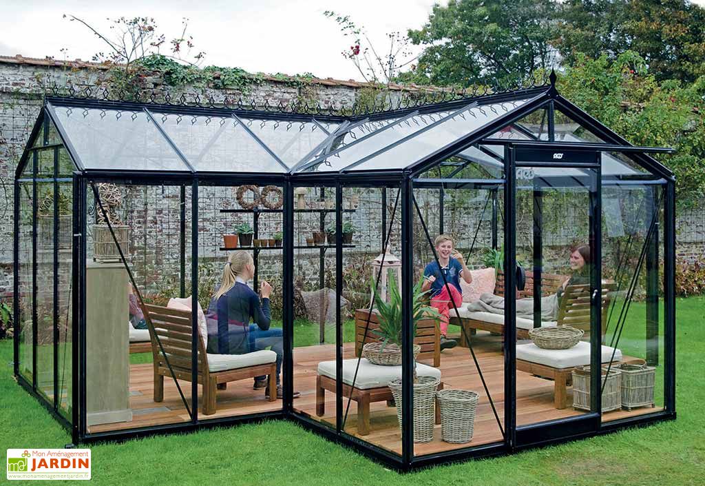 serre jardin verre trempe 15m2