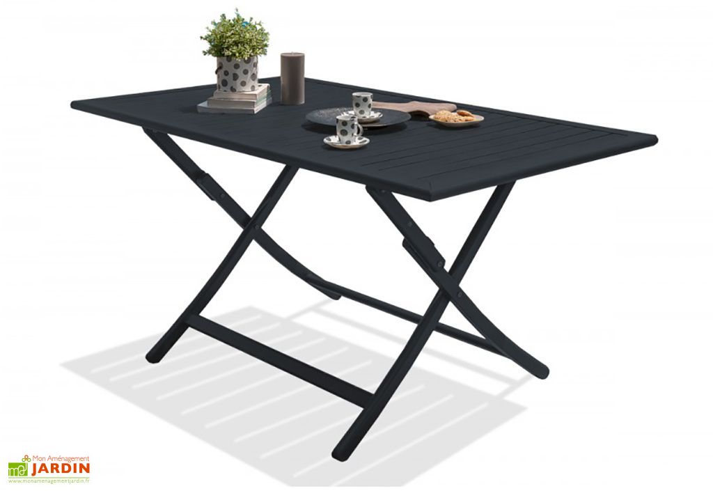 Table De Jardin Pliante Marius 140x80 Alumob