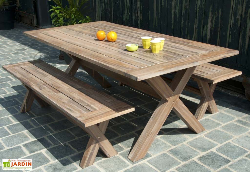Table acacia jardin Table acacia jardin