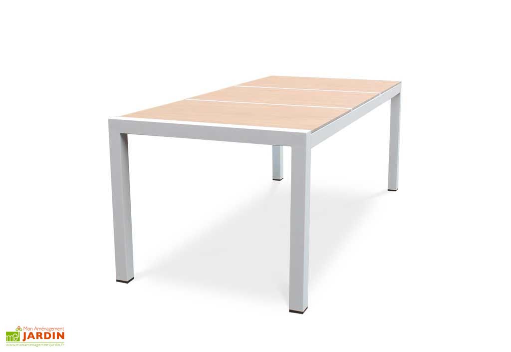 Table De Jardin Aluminium Et Ceramique 200 X 100 Cm Helsinki Dcb