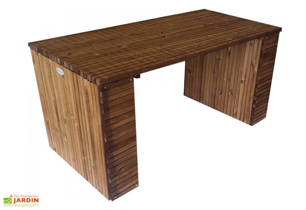 Salon De Jardin En Bois Autoclave Table Bancs 200 Cm 30 Mm
