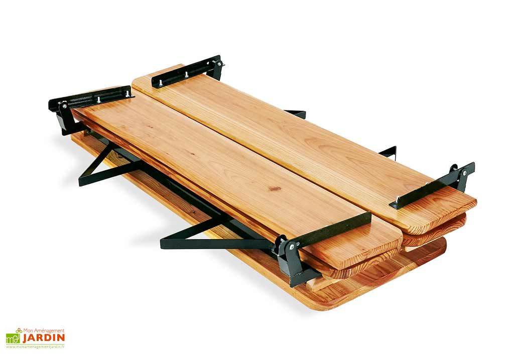Table De Jardin Pour Enfant Pliable Bancs Et Dossiers 6 Places