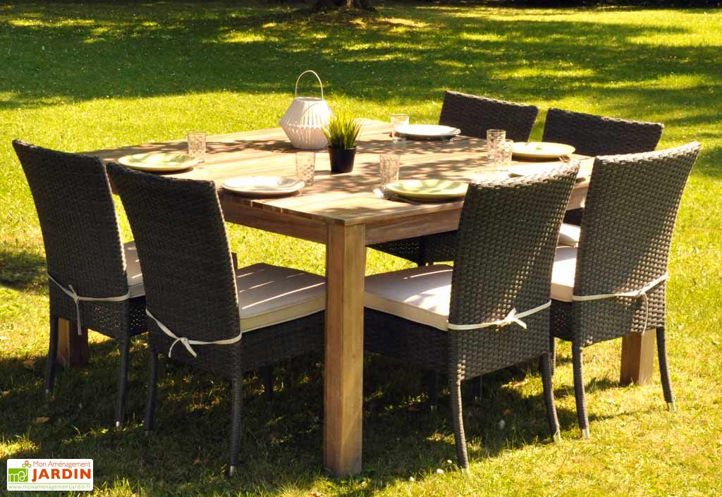 Table Jardin Acacia Cosmos (150x150x77) - Cosmos table ...