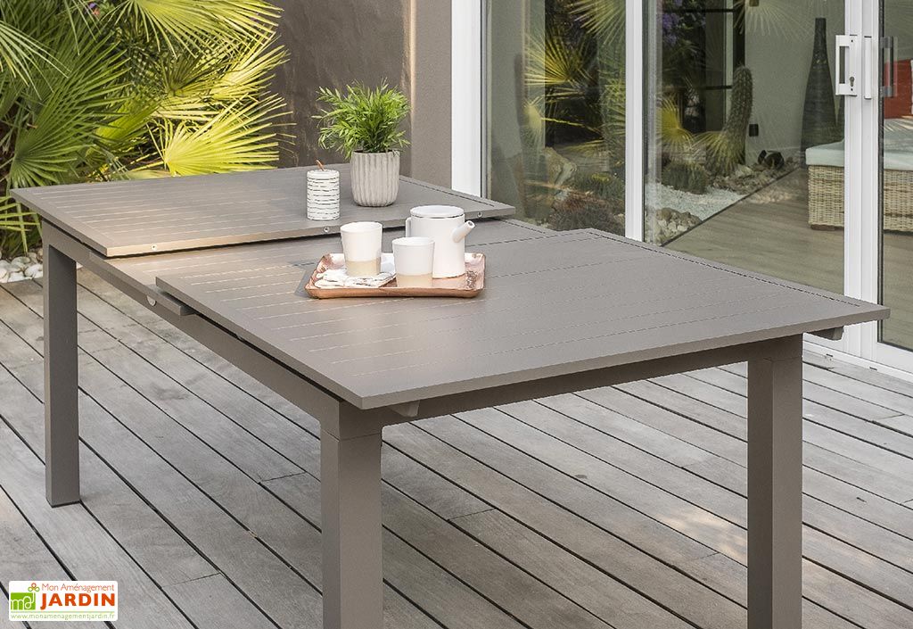 Table De Jardin Extensible En Aluminium Zahara 180 240 Cm Dcb Garden
