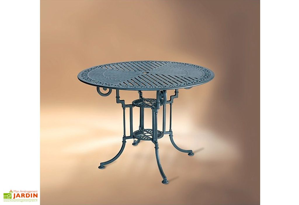 Table De Jardin Ronde Aluminium Teide Marbella 90cm Guzman Y Naranjo