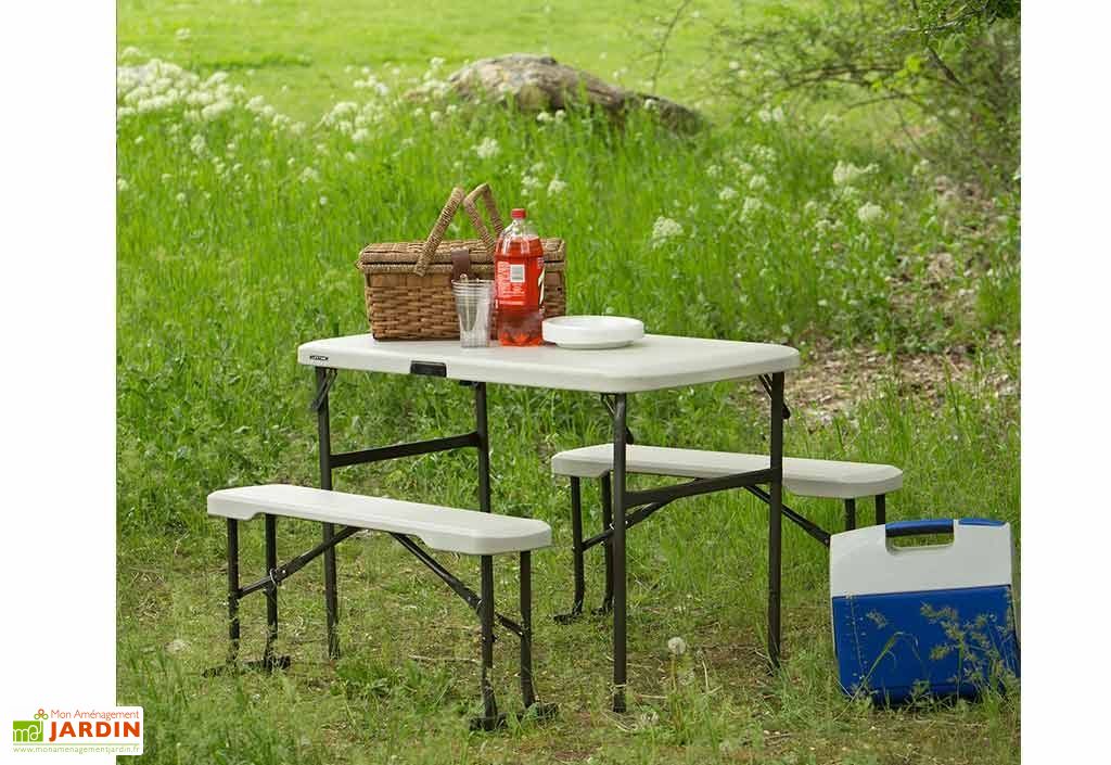 Table De Camping Pliante Aluminium - 120x60 Cm - Hauteur Réglable 55-62 Cm - Pliable, Légère (4,2 Kg) - Pour Jardin, Balcon, Extérieur