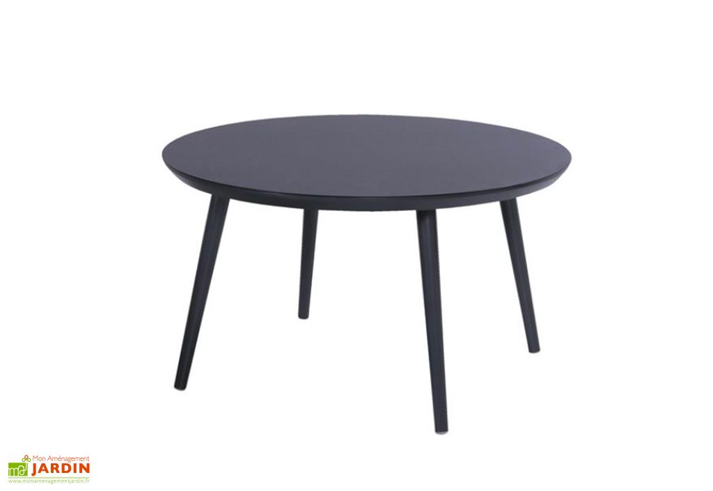 Table De Jardin Ronde En Aluminium Et Hpl Sophie Studio 128 Cm Hartman
