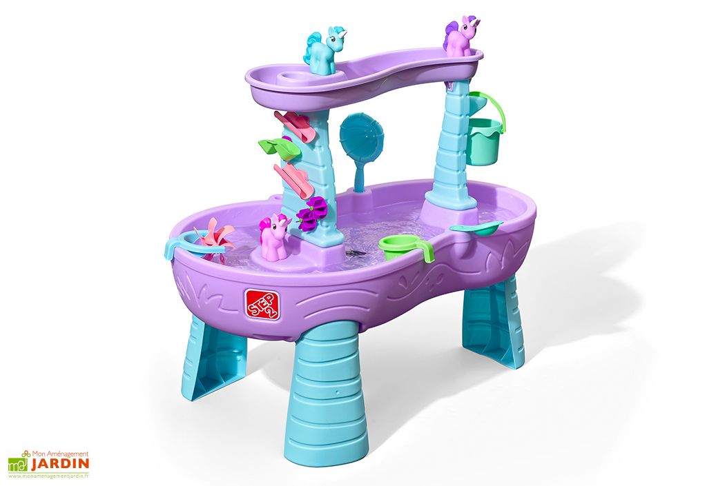 Table De Jeux D Eau Licornes En Plastique Rain Showers Splash Step2