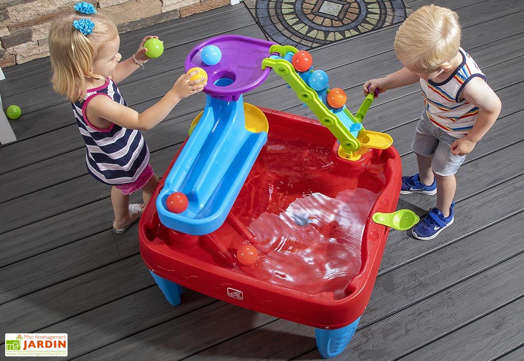 table de jeux d eau et de balles en plastique discovery ball step2