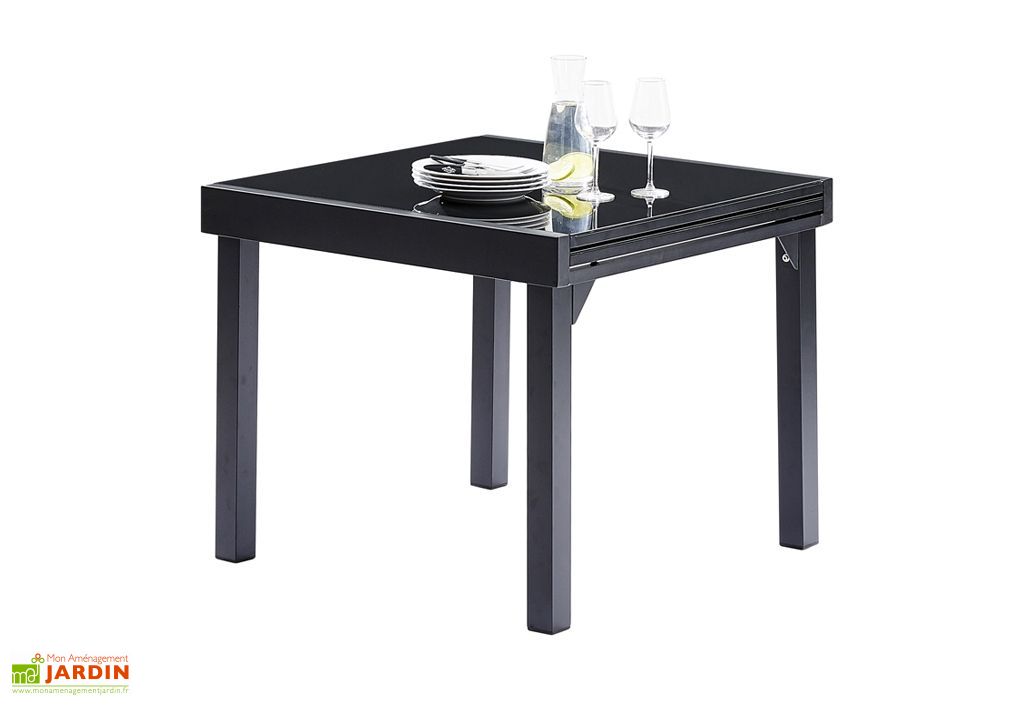 Table De Jardin Extensible Modulo 90x90 180x72cm L L H 4 Coloris