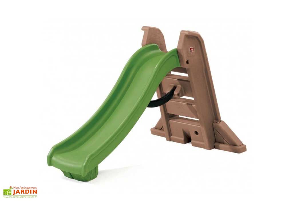 Toboggan pliable en Plastique Bright Big Folding Slide BRIGHTS Step2