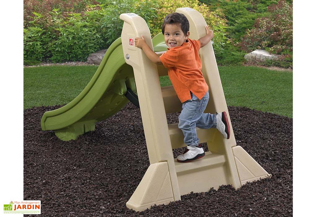 Toboggan Enfant En Plastique Rotomoule Pliant Naturally Playful Step2