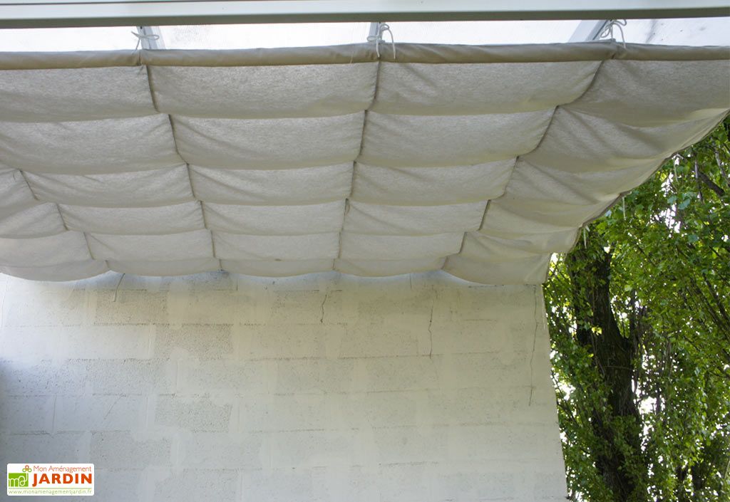 Toile D Ombrage Coulissante Pour Pergola Patio 300x300 Chalet