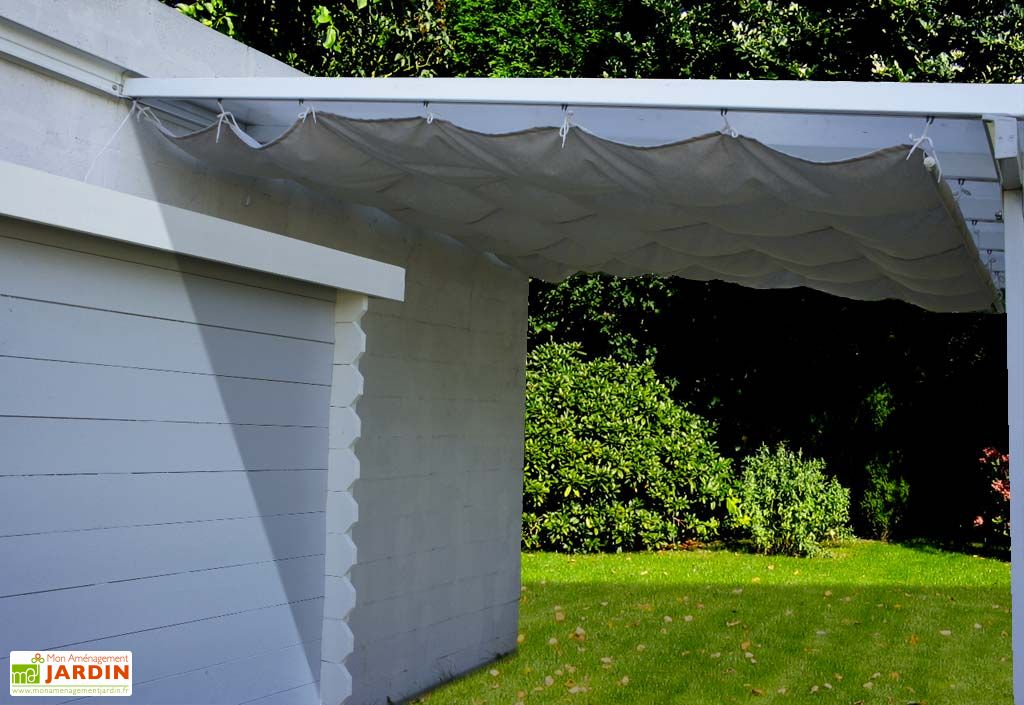 Toile D Ombrage Coulissante Pour Pergola Patio 300x300 Chalet